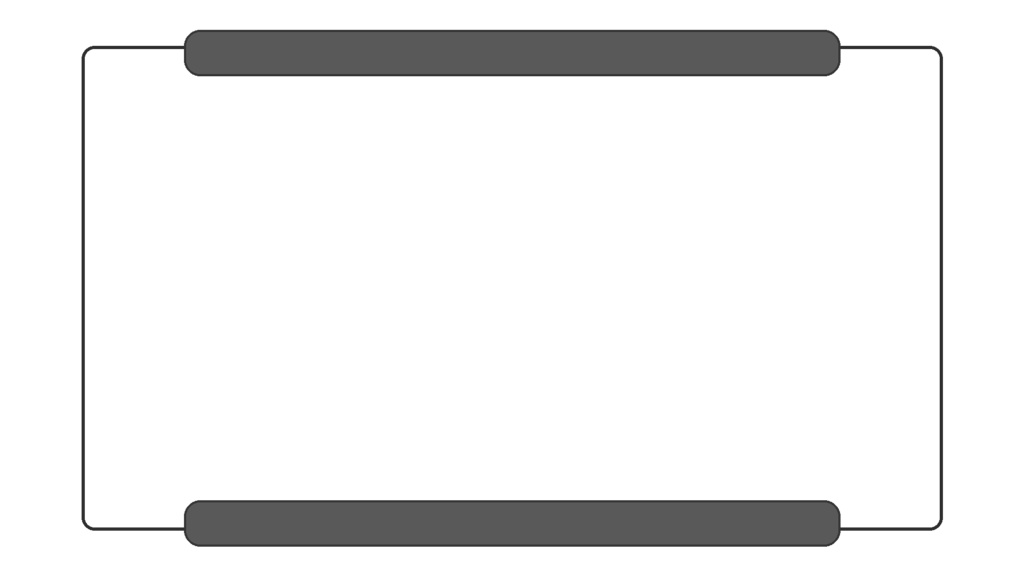 【シンプルシリーズ】フレーム_上下コメント【組み立て素材】サムネサイズと3:4