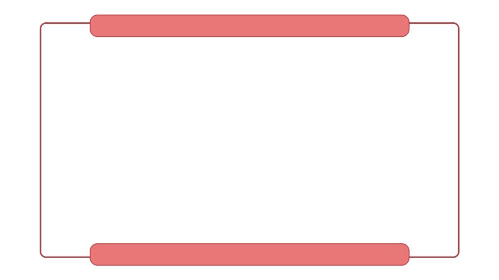 【シンプル】フレーム_上下コメント(横型)