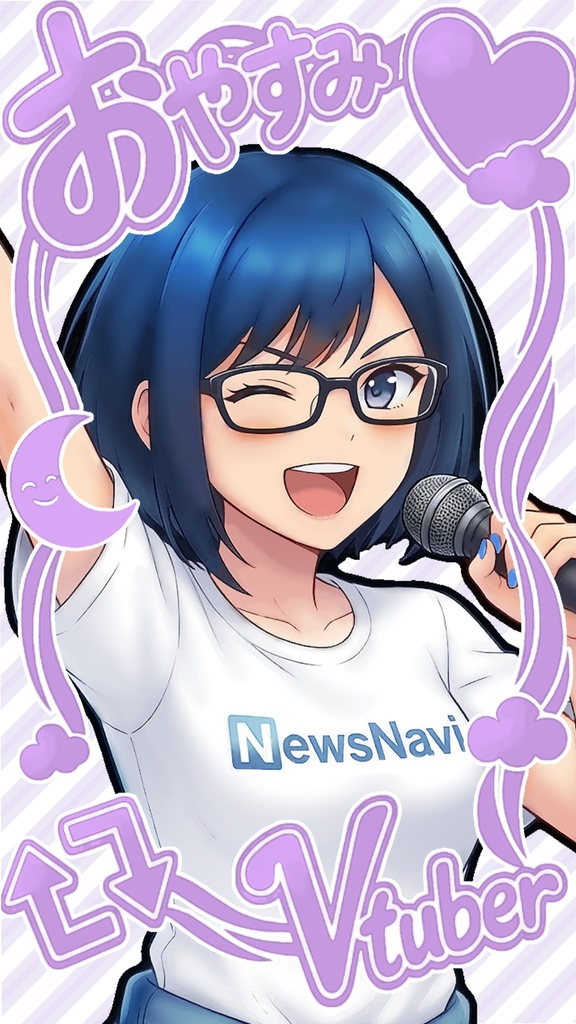 【シンプルシリーズ】”おやV”フレーム(FHD 9:16)【組み立て素材】