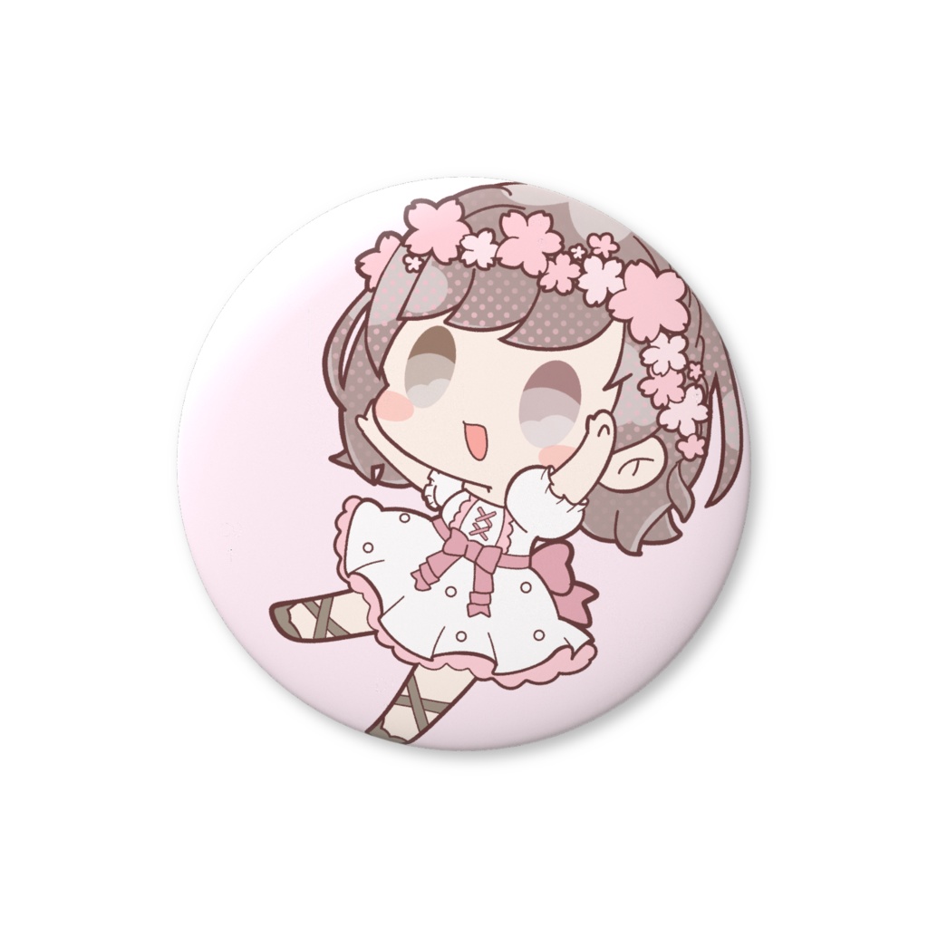 桜はゆ🌸缶バッチ