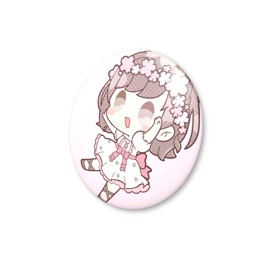 桜はゆ🌸缶バッチ