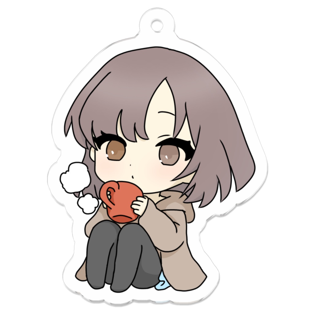 白湯はゆ☕アクキー(5cm)