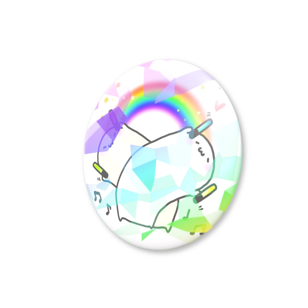 ペンラ🌈ホログラム缶バッチ