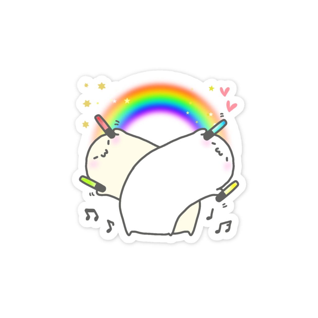 ペンラ🌈ステッカー