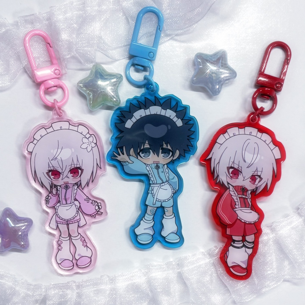 ジャージメイド カラーアクリルキーホルダー