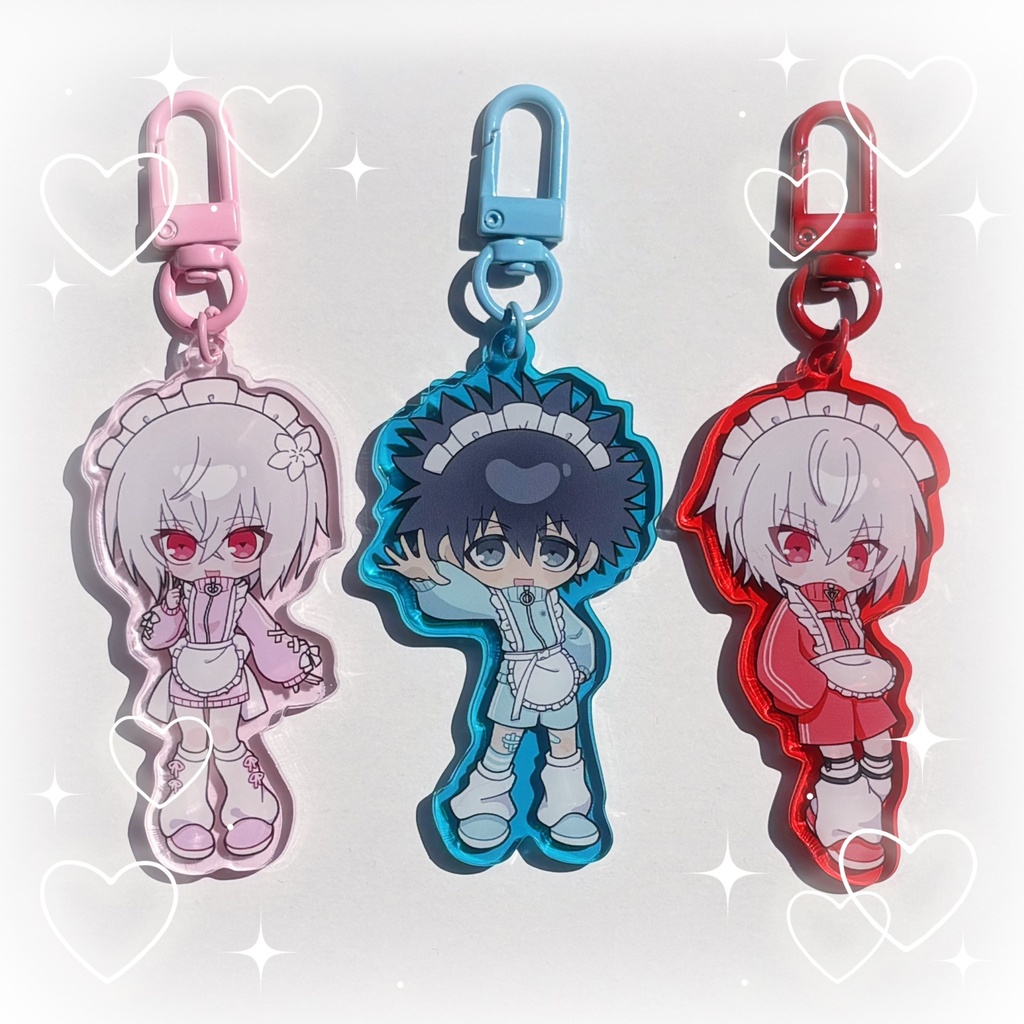 ジャージメイド カラーアクリルキーホルダー