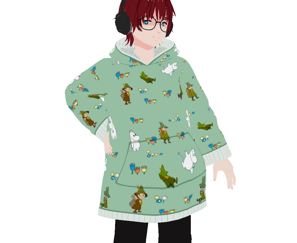 [VRoid] Moomin Hoodie