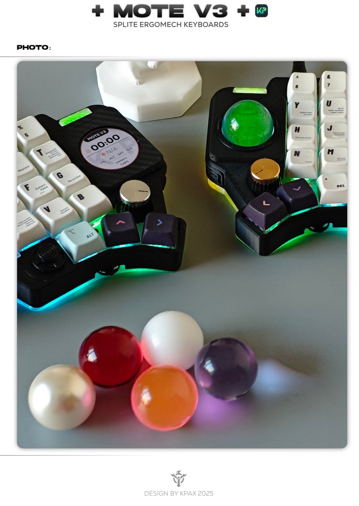 MOTE V3 分離型キーボード split keyboard