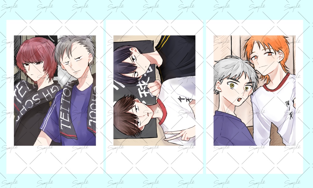 帝徳3年生組　チェキ風カードセット