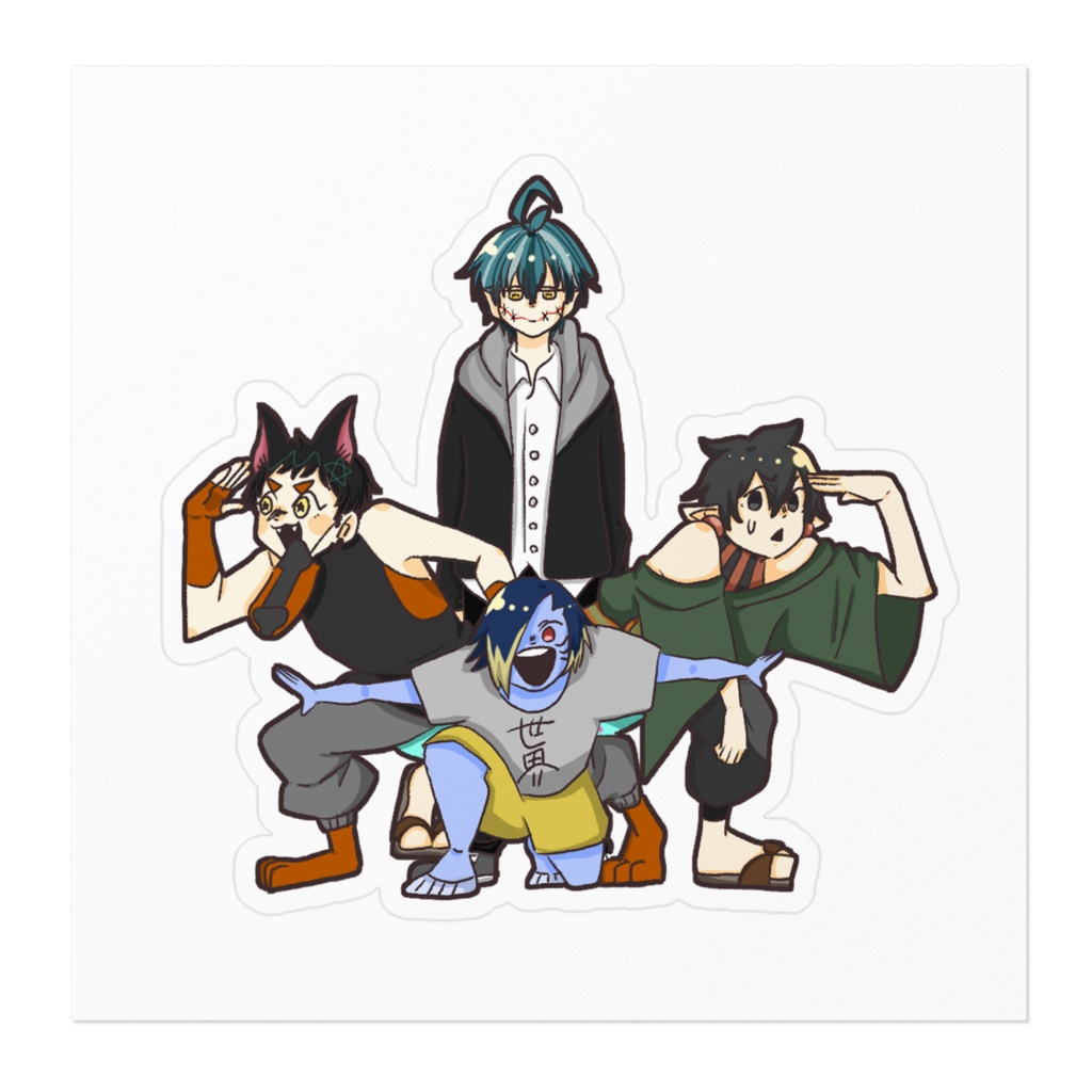 ネタ組ステッカー!