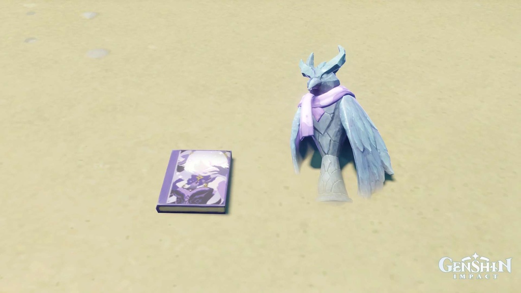 Genshin Night Raven Statue (3d printable stl)