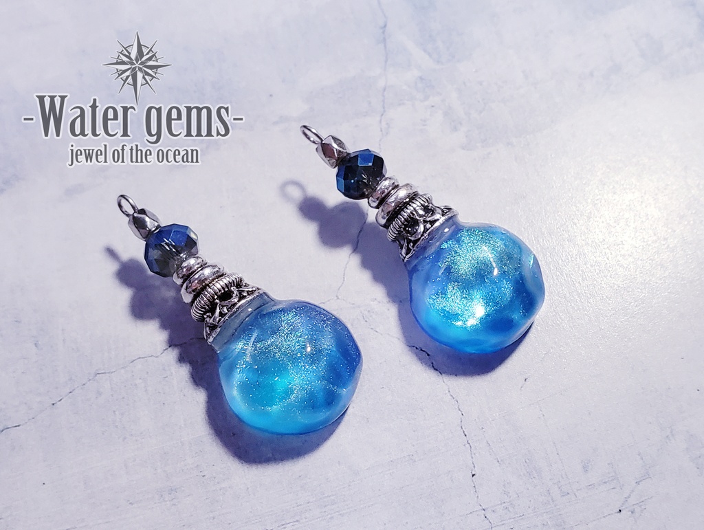 -Water gems-(ミニネックレス）