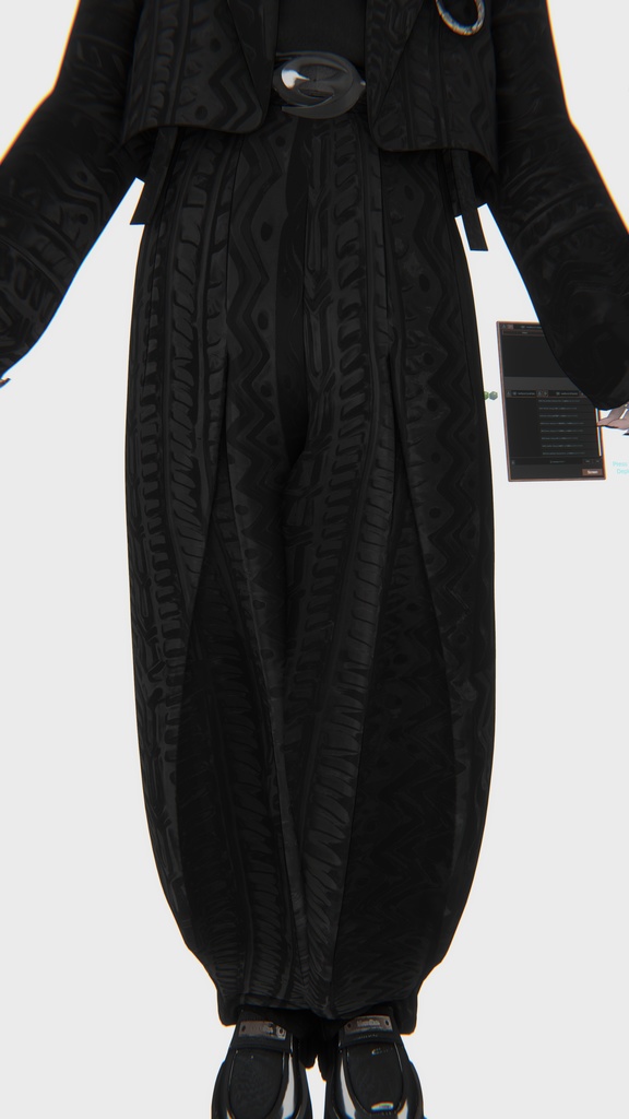 Geometric Print Normal Map