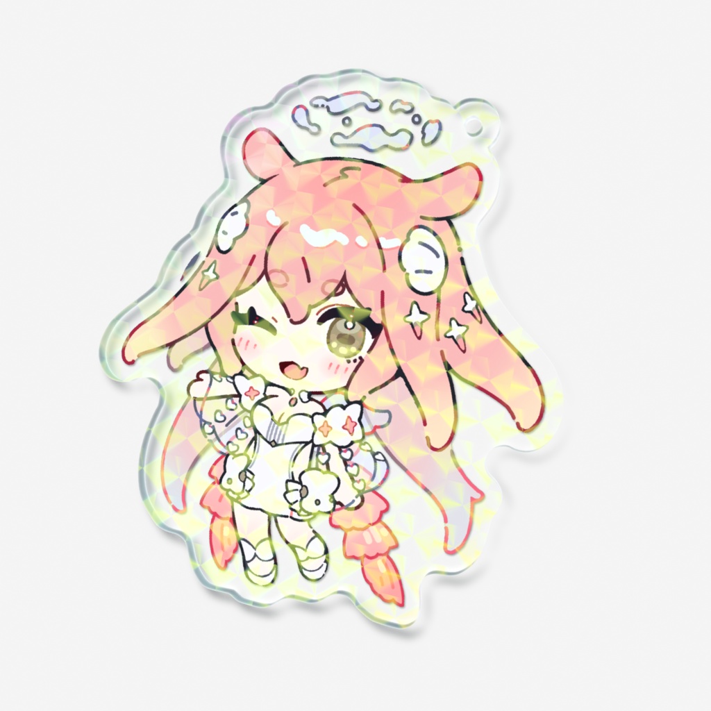 メンダコ天使ちゃんホログラムアクキー