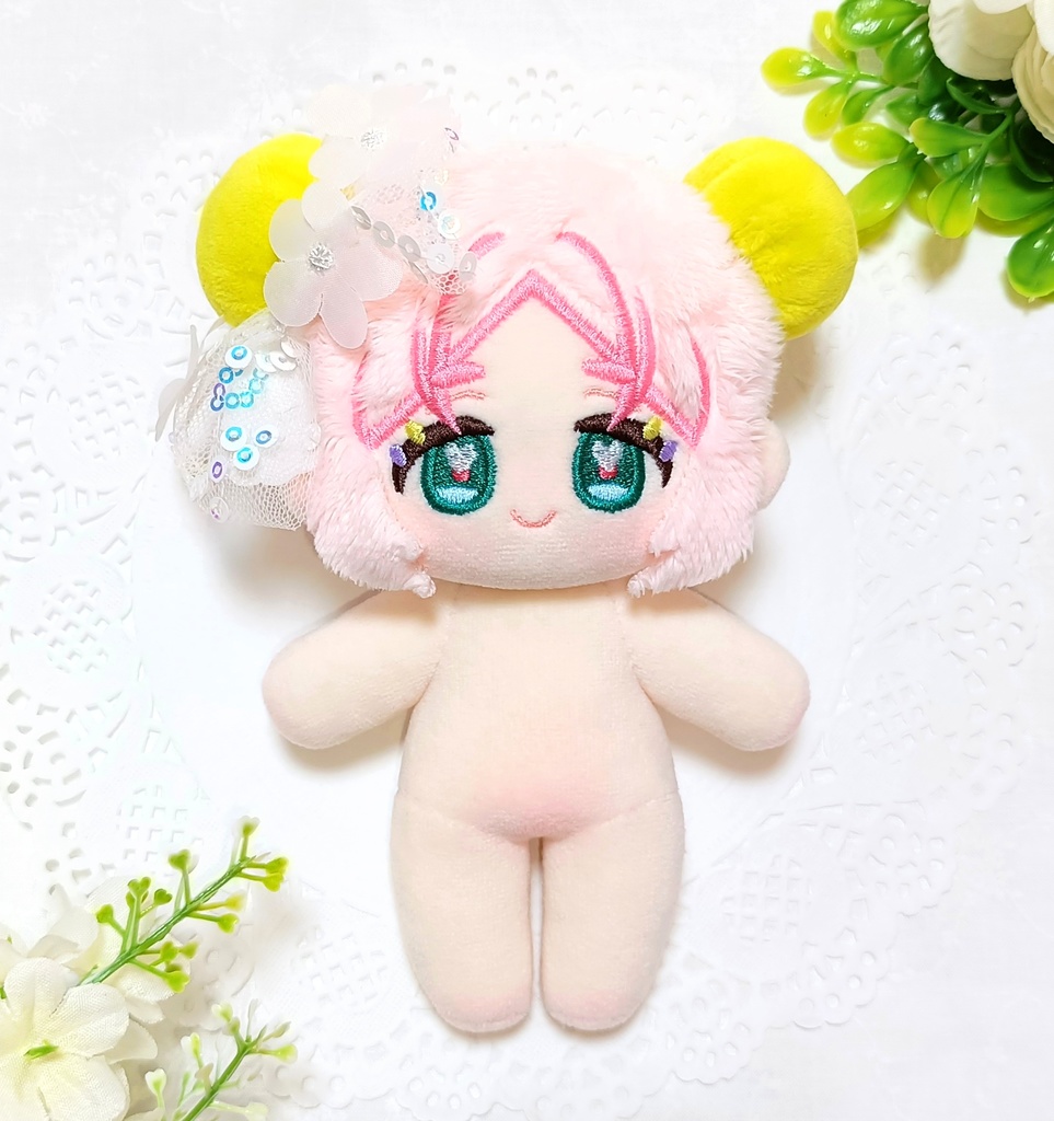 オリジナルぬいぐるみ お団子リボンちゃん