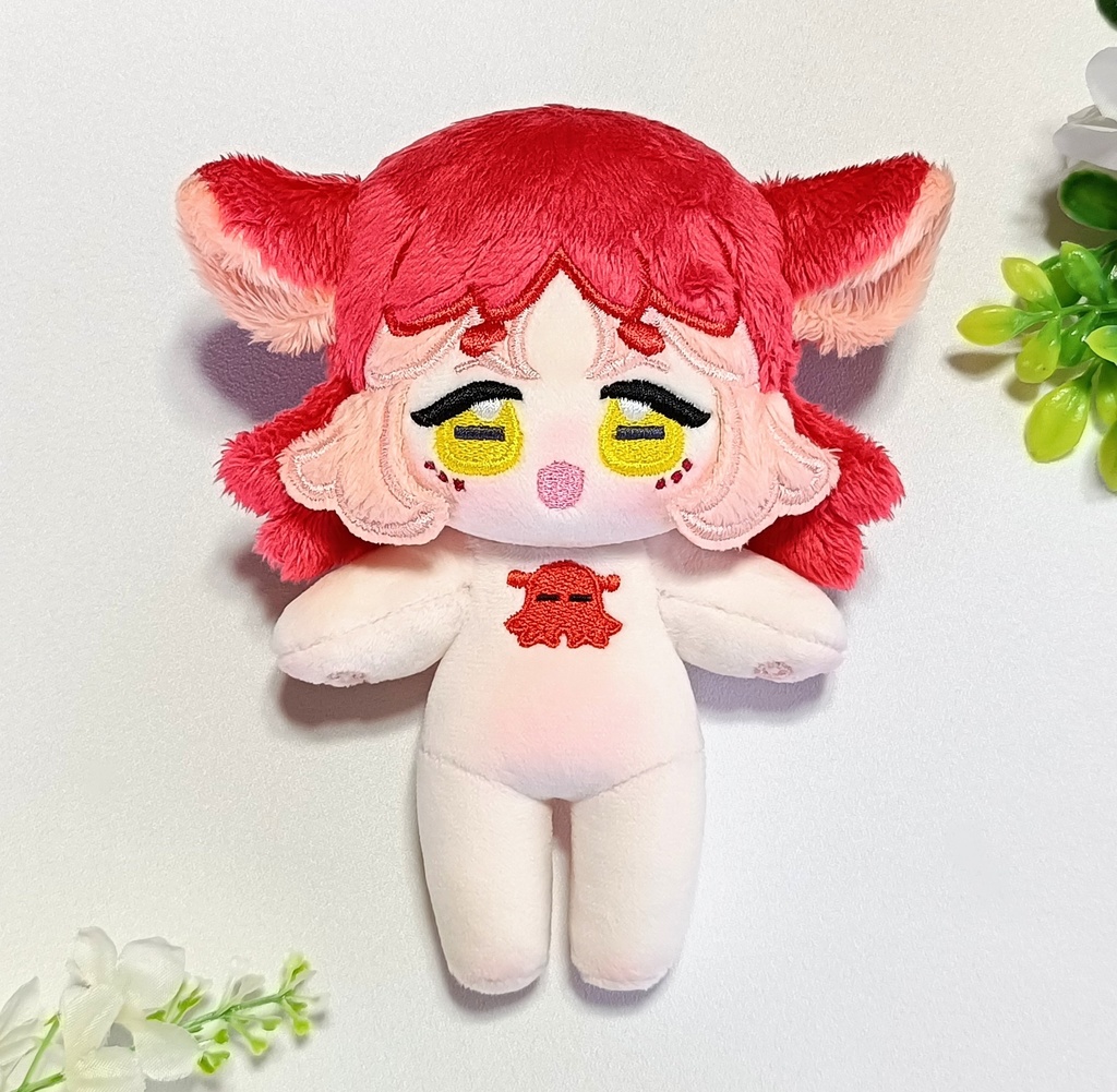 オリジナルぬいぐるみ メンダコちゃん(赤)