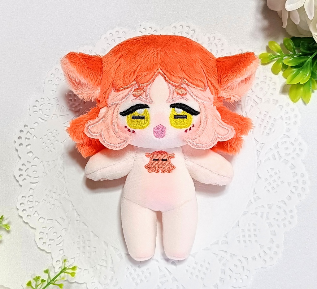 オリジナルぬいぐるみ メンダコちゃん(オレンジ)