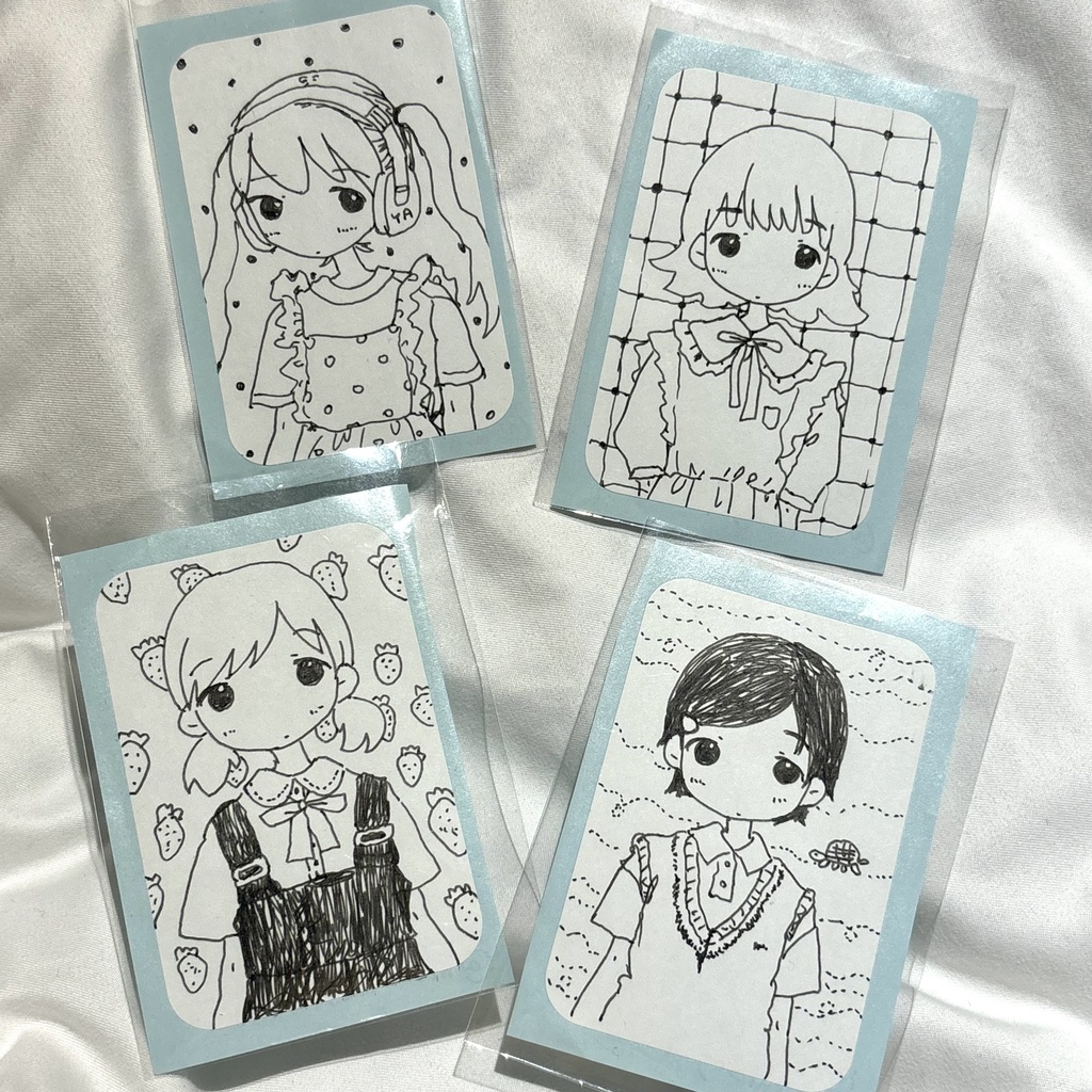 手描きステッカー
