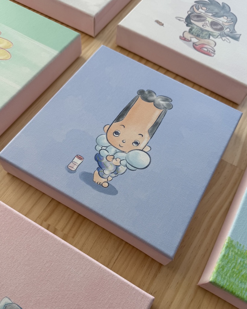 マッスル長谷川さん/キャンバス