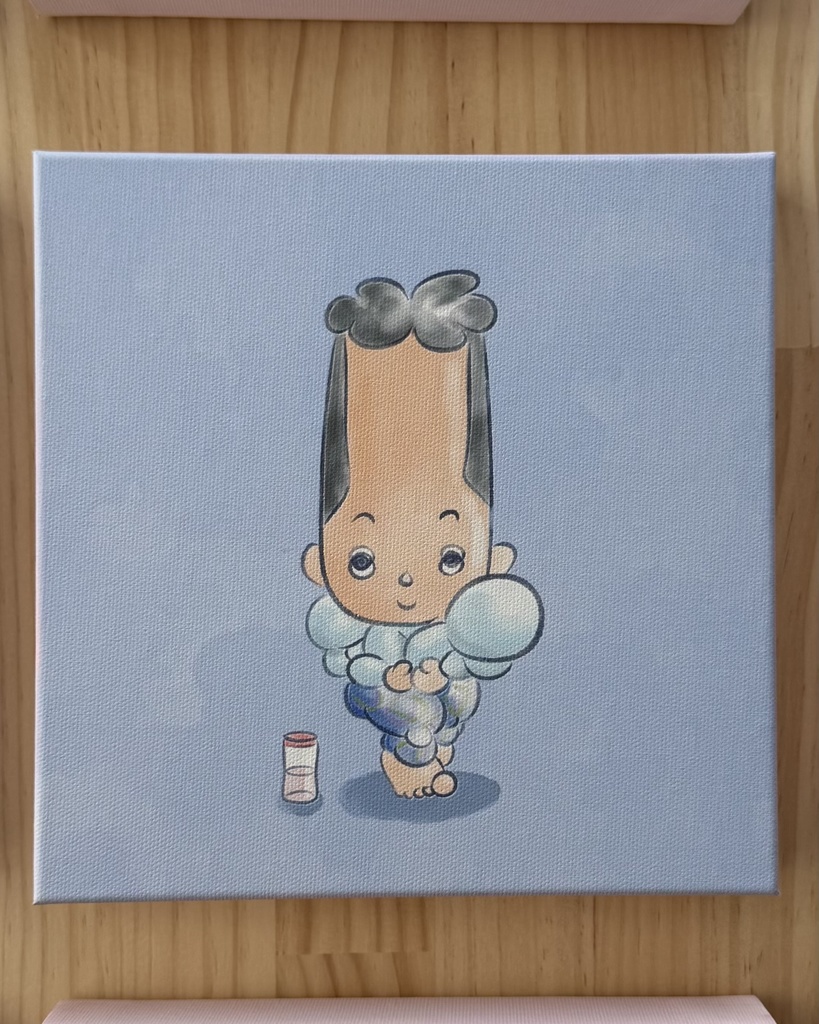 マッスル長谷川さん／キャンバス