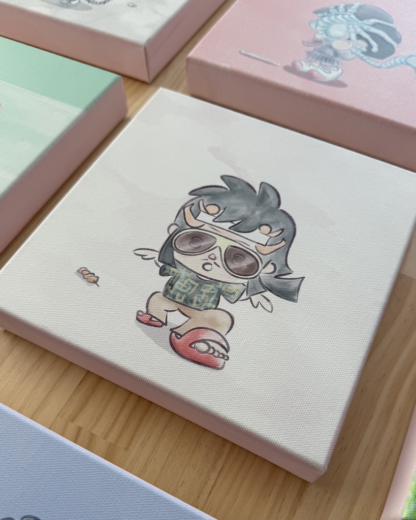 ニイハマのおいちゃん/キャンバス