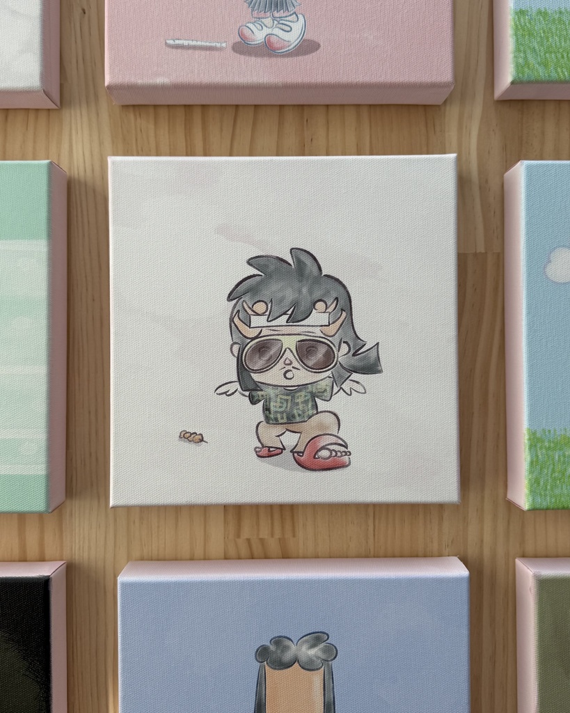 ニイハマのおいちゃん/キャンバス