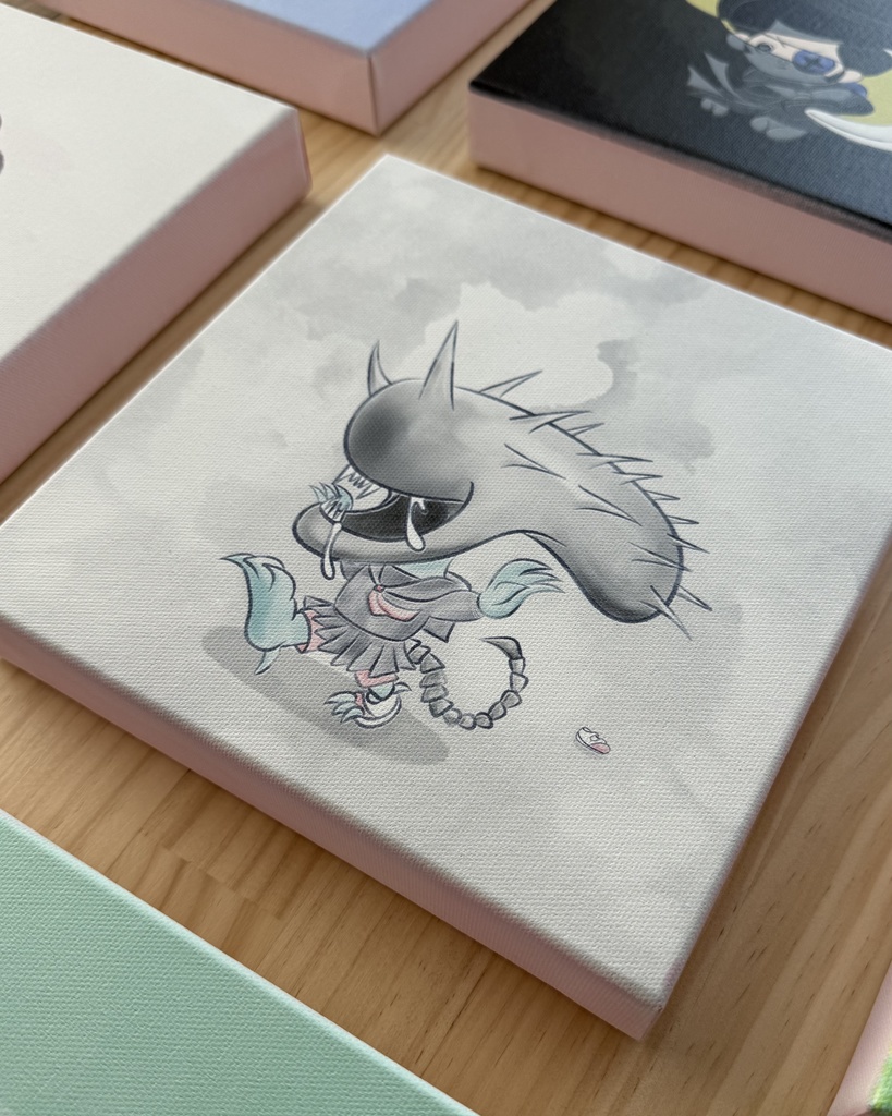 ウニ星人/キャンバス