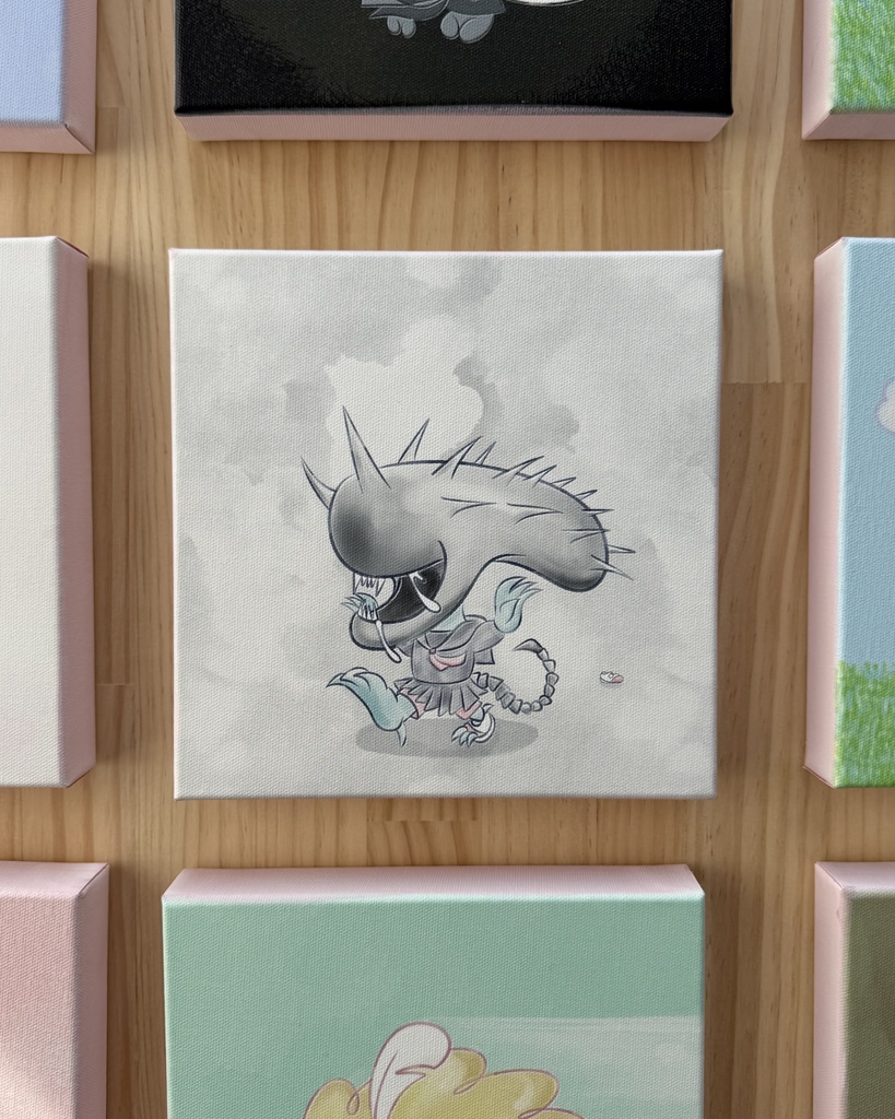 ウニ星人/キャンバス