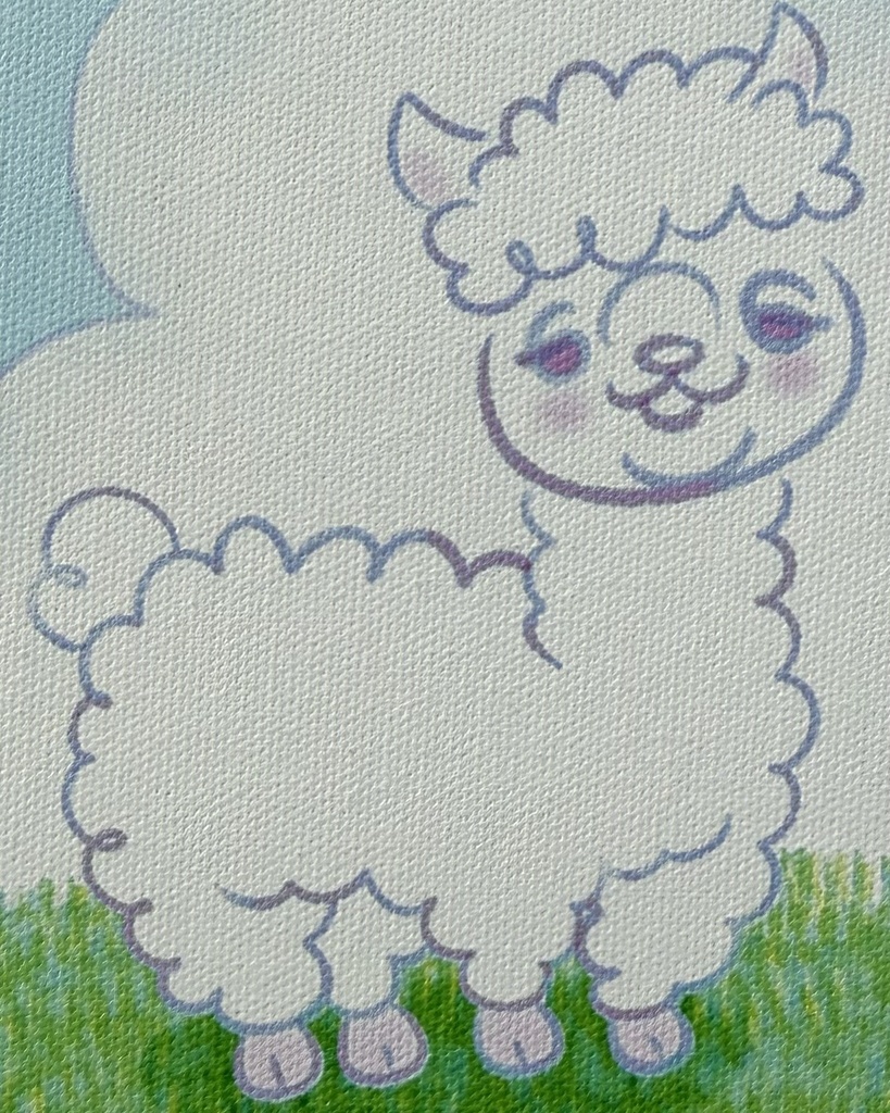 ちゃんアルパカA/キャンバス