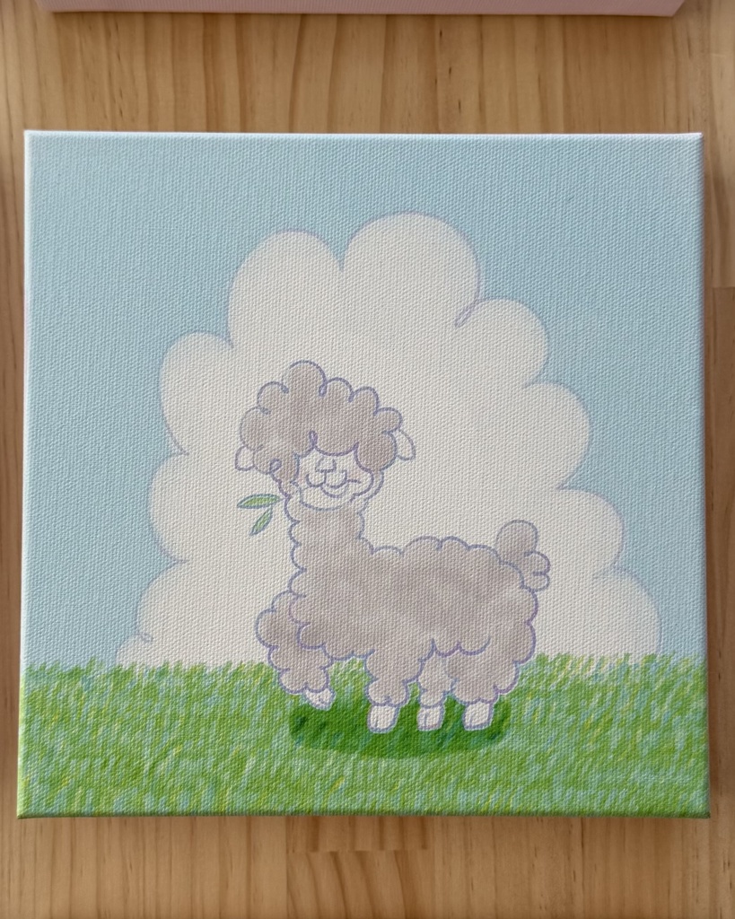 ちゃんアルパカB／キャンバス