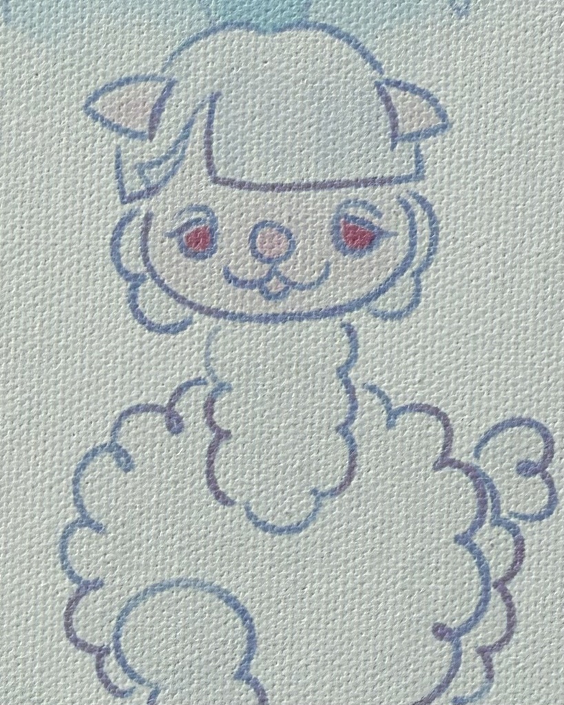 ちゃんアルパカC/キャンバス