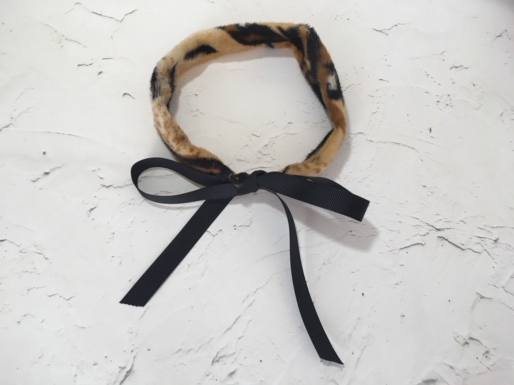 トラ　リボン（チョーカー）