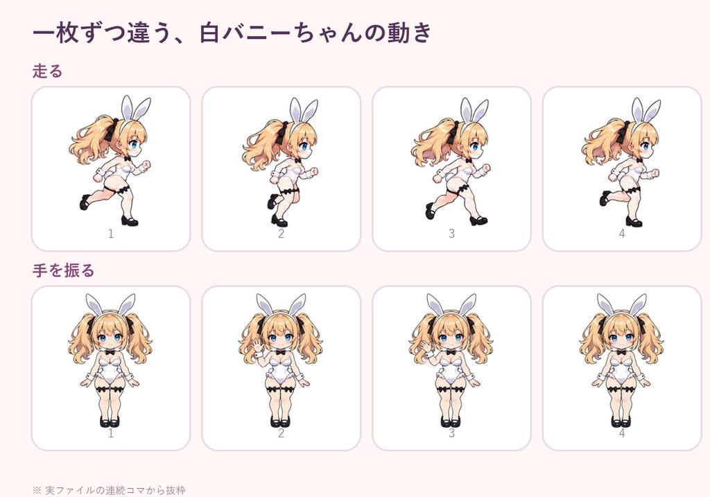 白バニーちゃん|ChatGPT/Codex向けカスタムペット