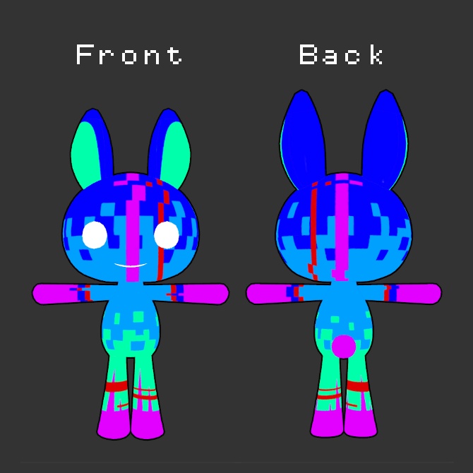 VRChat向けアバター「バナビット」