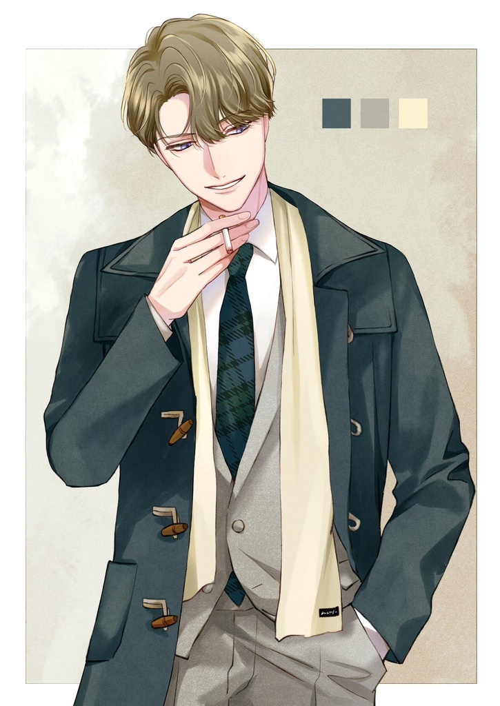 RETRO BOYS FASHION BOOKキャンバスプリントB