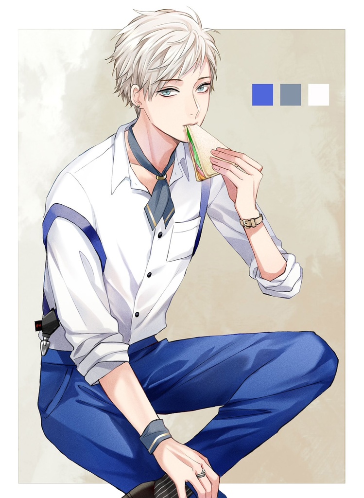 【ポストカード】RETRO BOYS FASHION 【L】