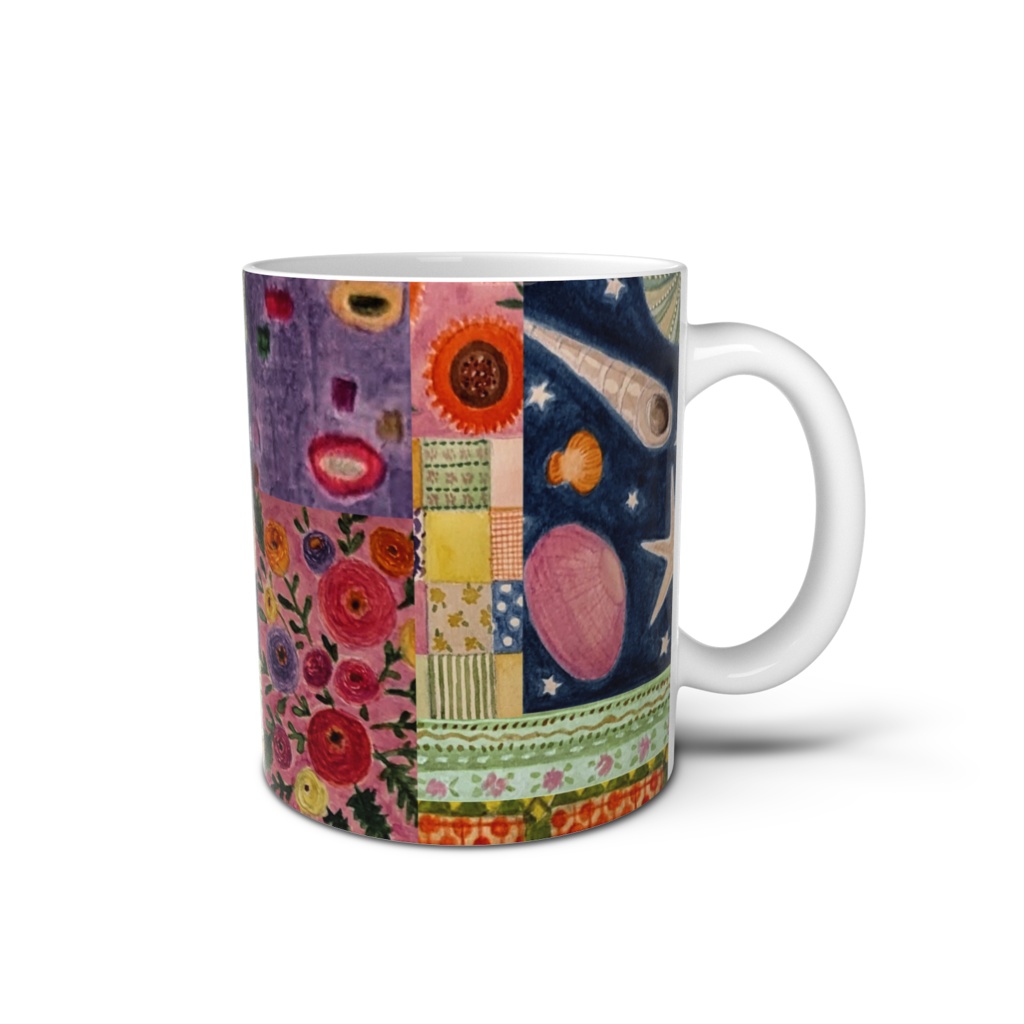 マグカップ【パッチワーク柄】