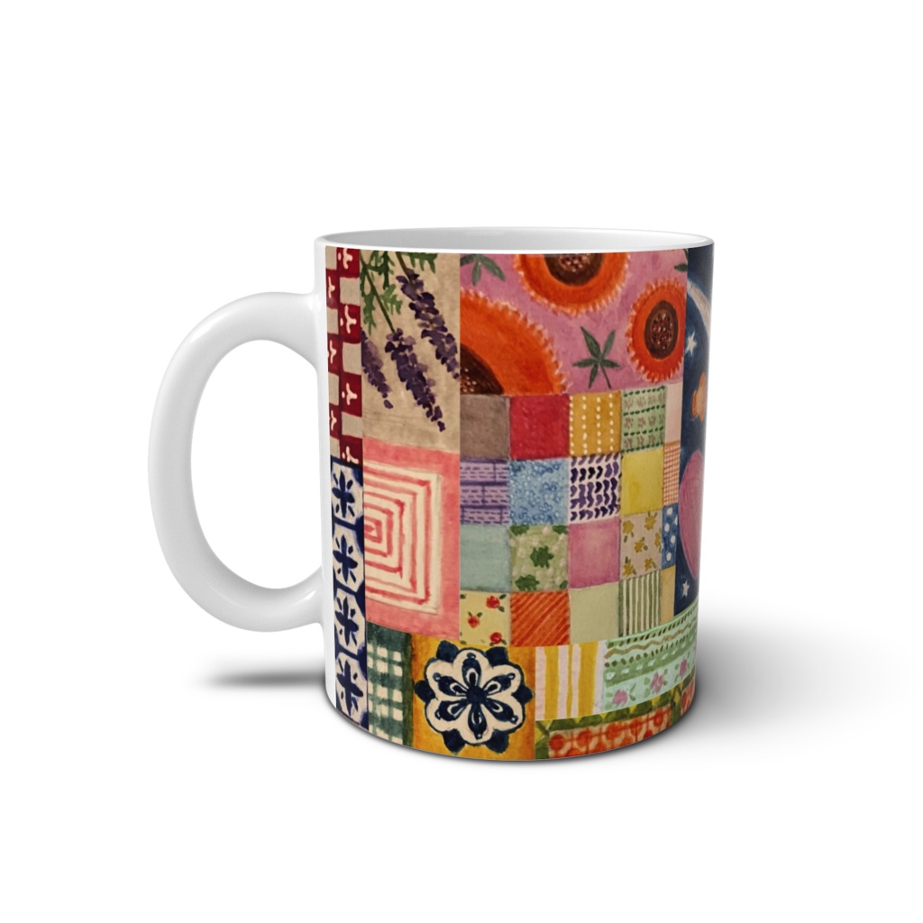 マグカップ【パッチワーク柄】