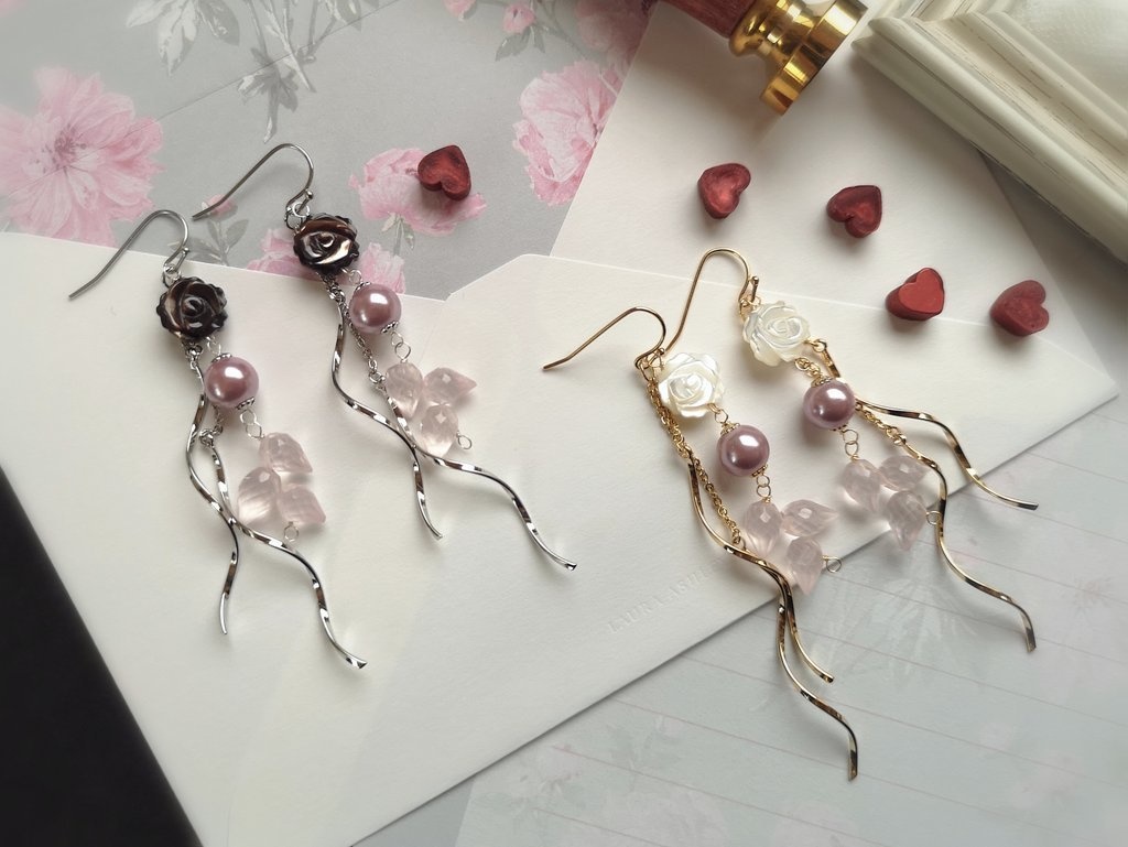 ひらひらり-耳飾-