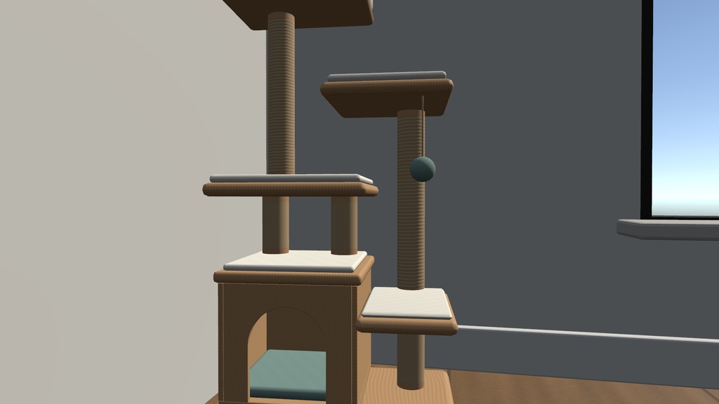 【VRChat想定】猫タワー