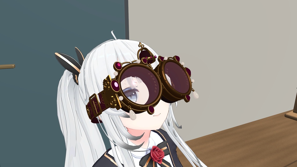 【VRChat想定】蒸気王女のゴーグル
