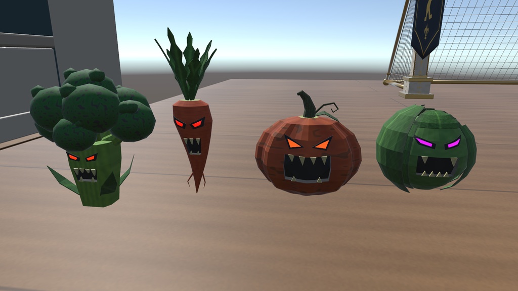 【VRChat想定】【無料】デス野菜セット