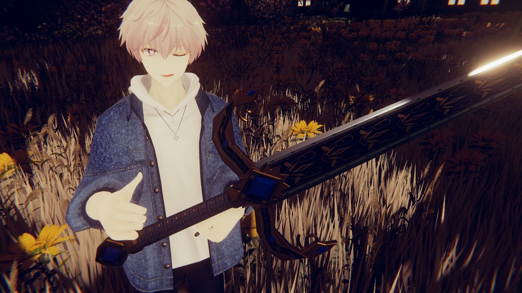 【無料セール中】【VRChat想定】勇者の剣