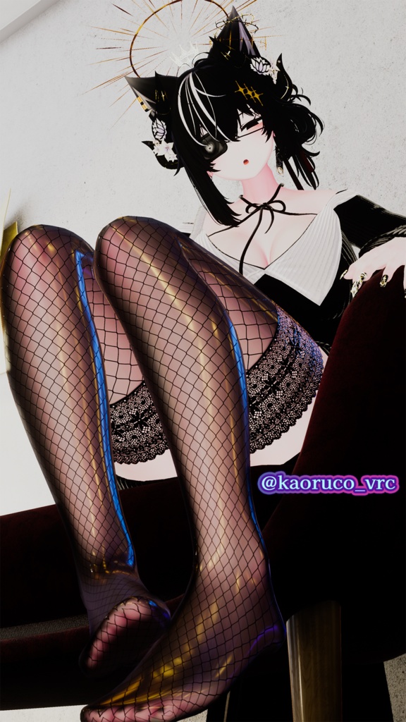 【3.0 Update!】「Kikyo / Selestia / Karin」【ModularAvatar】脱げる靴下 ~Stocking Slider 3.0~