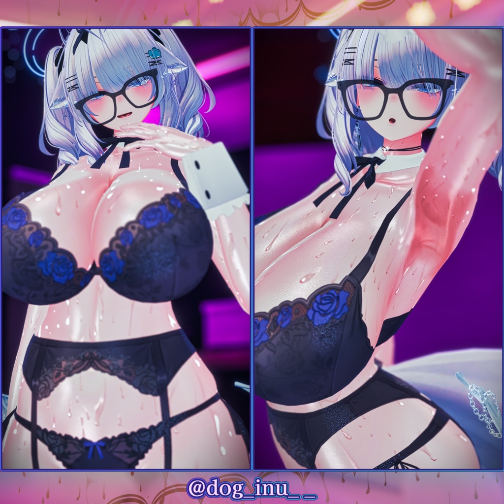 「ミルティナ」ボディテクスチャ~ぬるてか水滴~