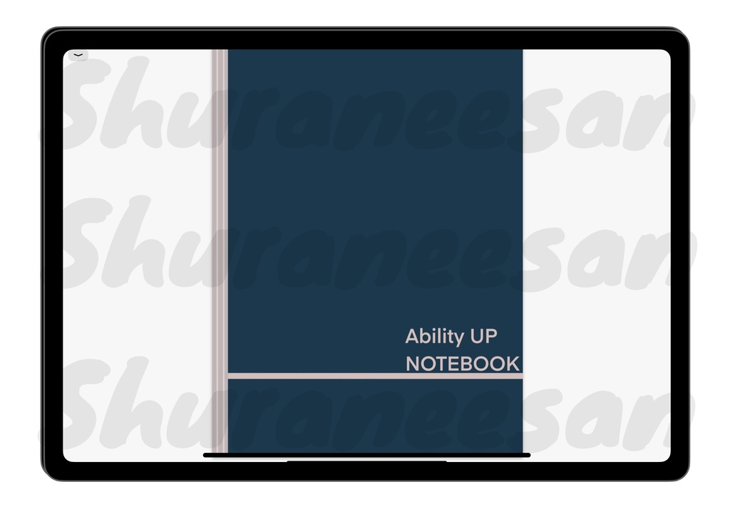 AbilityUP NOTEBOOK用表紙