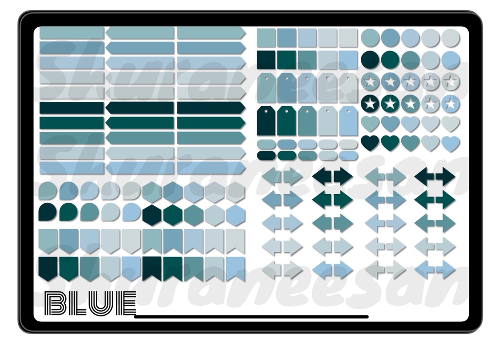 デジタルプランナー用マスキングテープ