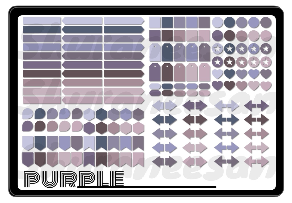 デジタルプランナー用マスキングテープ