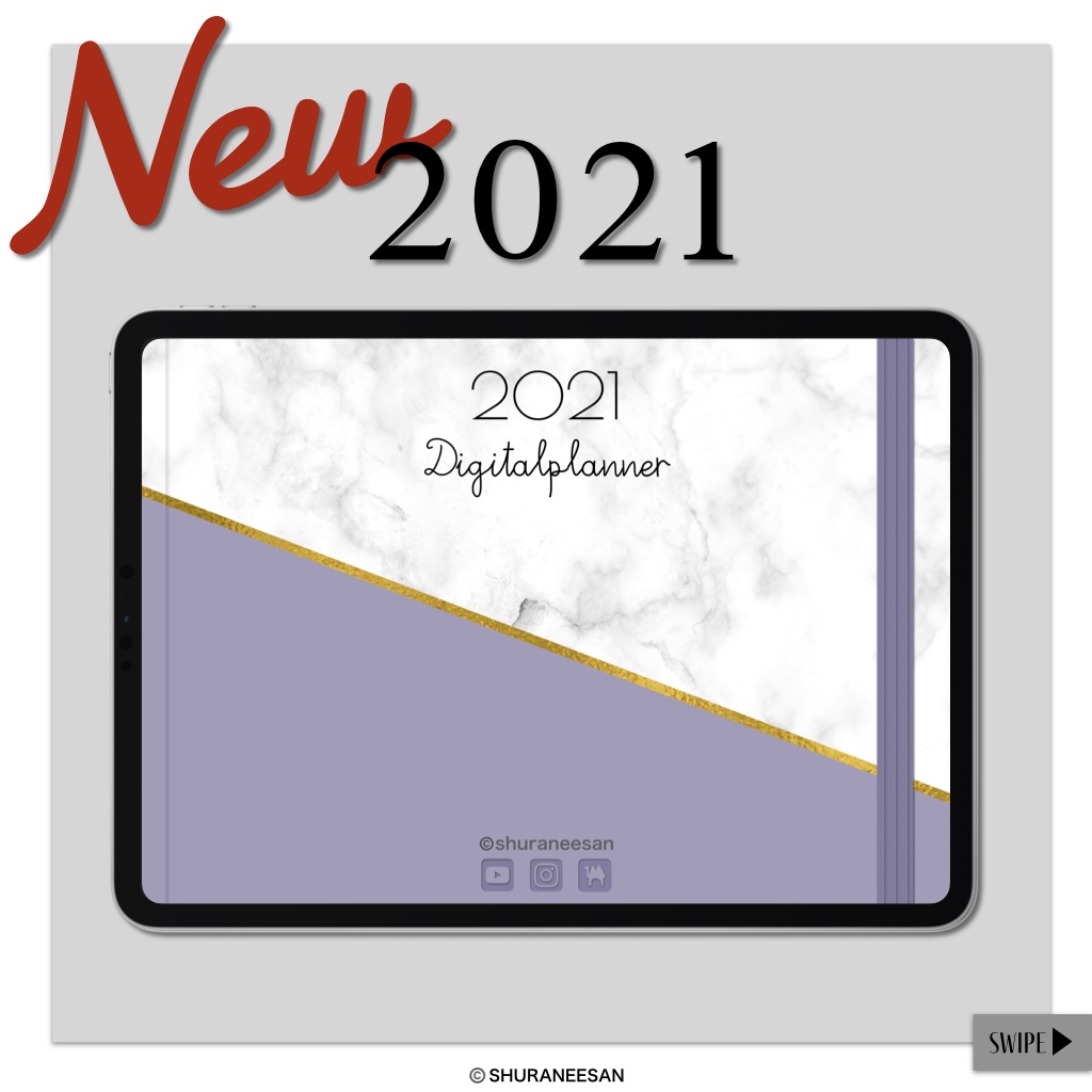 新2021年用デジタルプランナー(1月始まり)
