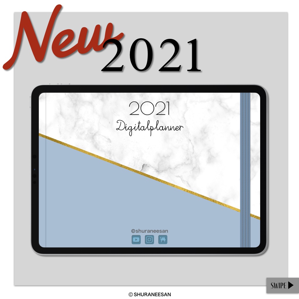新2021年用デジタルプランナー(1月始まり)